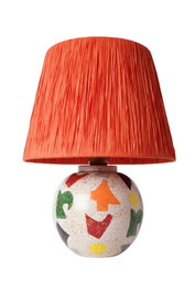 Opviq Lámpara de Mesa de Cerámica YL517 Naranja